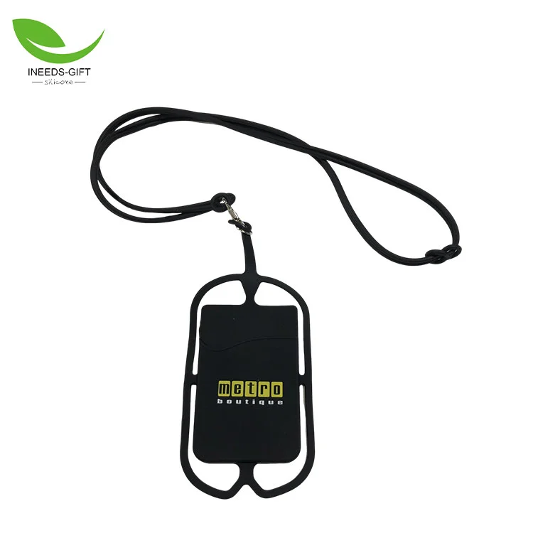 Silikon Phone Lanyard Korthållare
